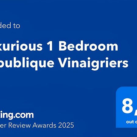 Luxurious 1 Bedroom Republique Vinaigriers Free Netflix 巴黎 外观 照片